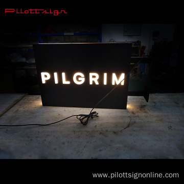 custom front illuminated advertising LED light box